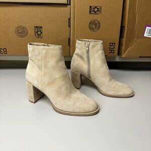 Steve Madden ankle boots - cream - size 6